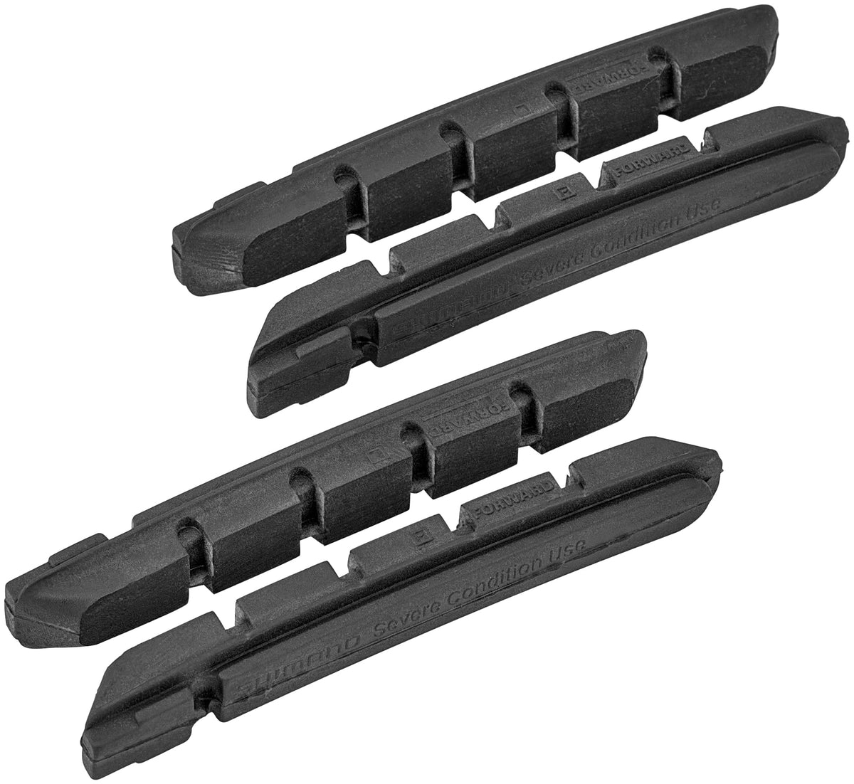 Patins de frein Shimano M70R2 pour jantes en aluminium 2 paires noir