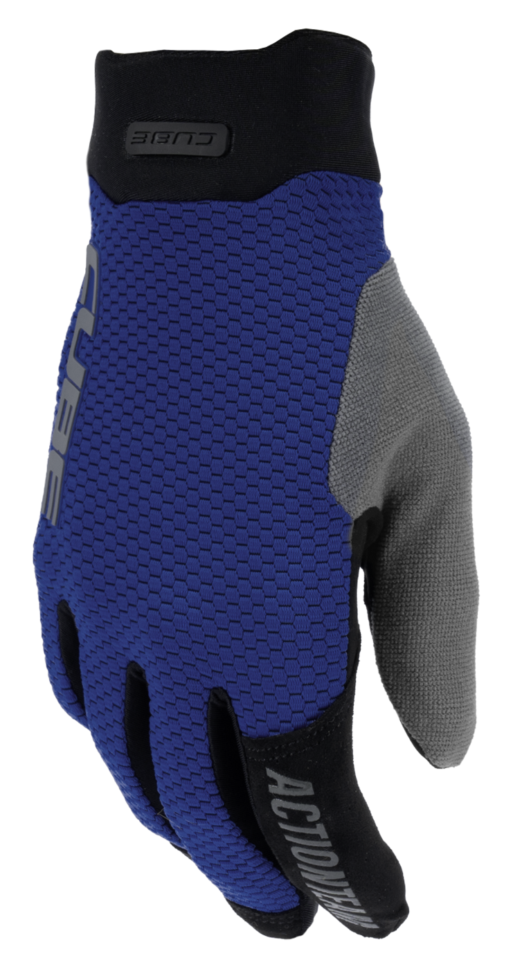 Cube Gants Gravity à doigts longs X Actionteam bleu