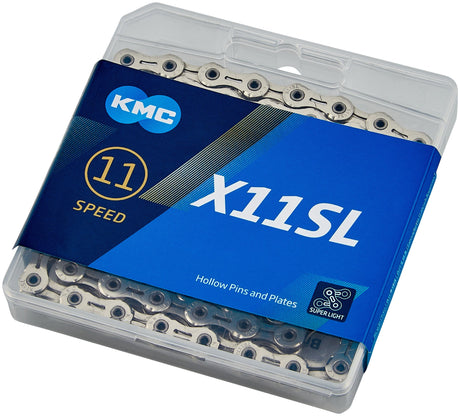 Chaîne KMC X11SL Ti-N 11 vitesses argentée