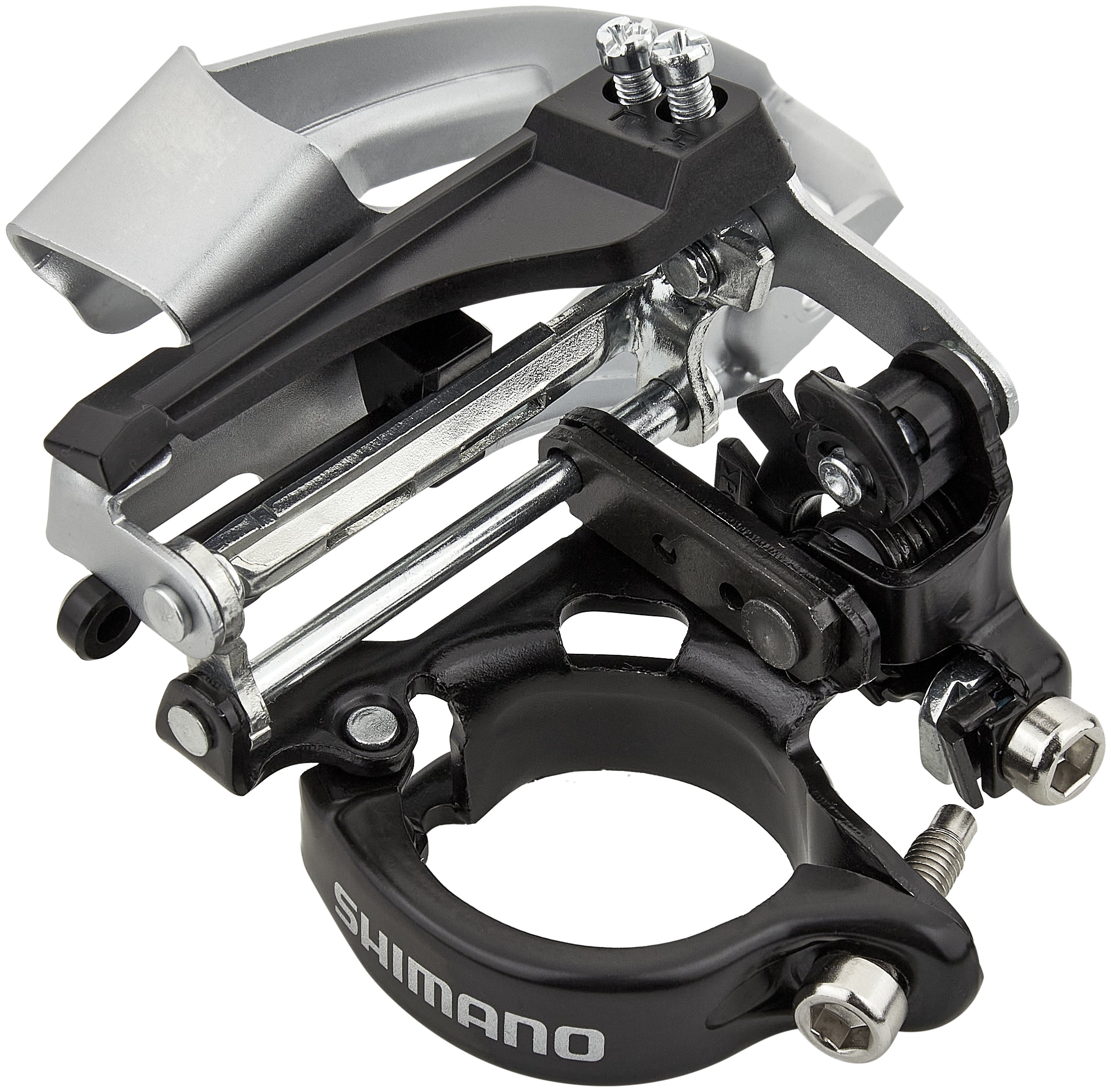 Shimano Tourney FD-TX800-TS3 dérailleur avant 7/8 vitesses Top Swing argenté