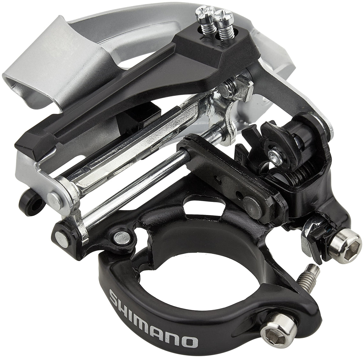 Shimano Tourney FD-TX800-TS3 dérailleur avant 7/8 vitesses Top Swing argenté