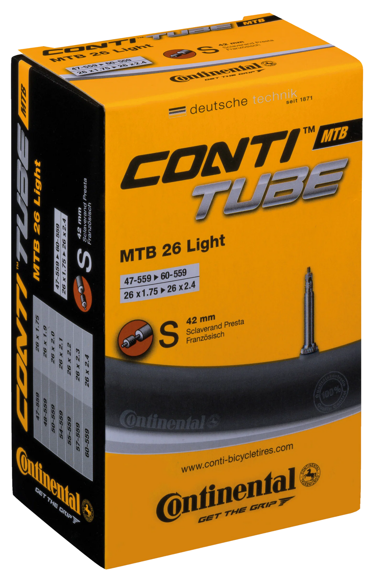 Continental chambre à air VTT 26 Light 26"