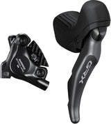 Shimano GRX ST-RX820/BR-RX820 Set de freins à disque arrière Flat Mount 12 vitesses gris/noir