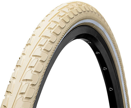 Continental Ride Tour pneu à tringle 28" réflecteur beige