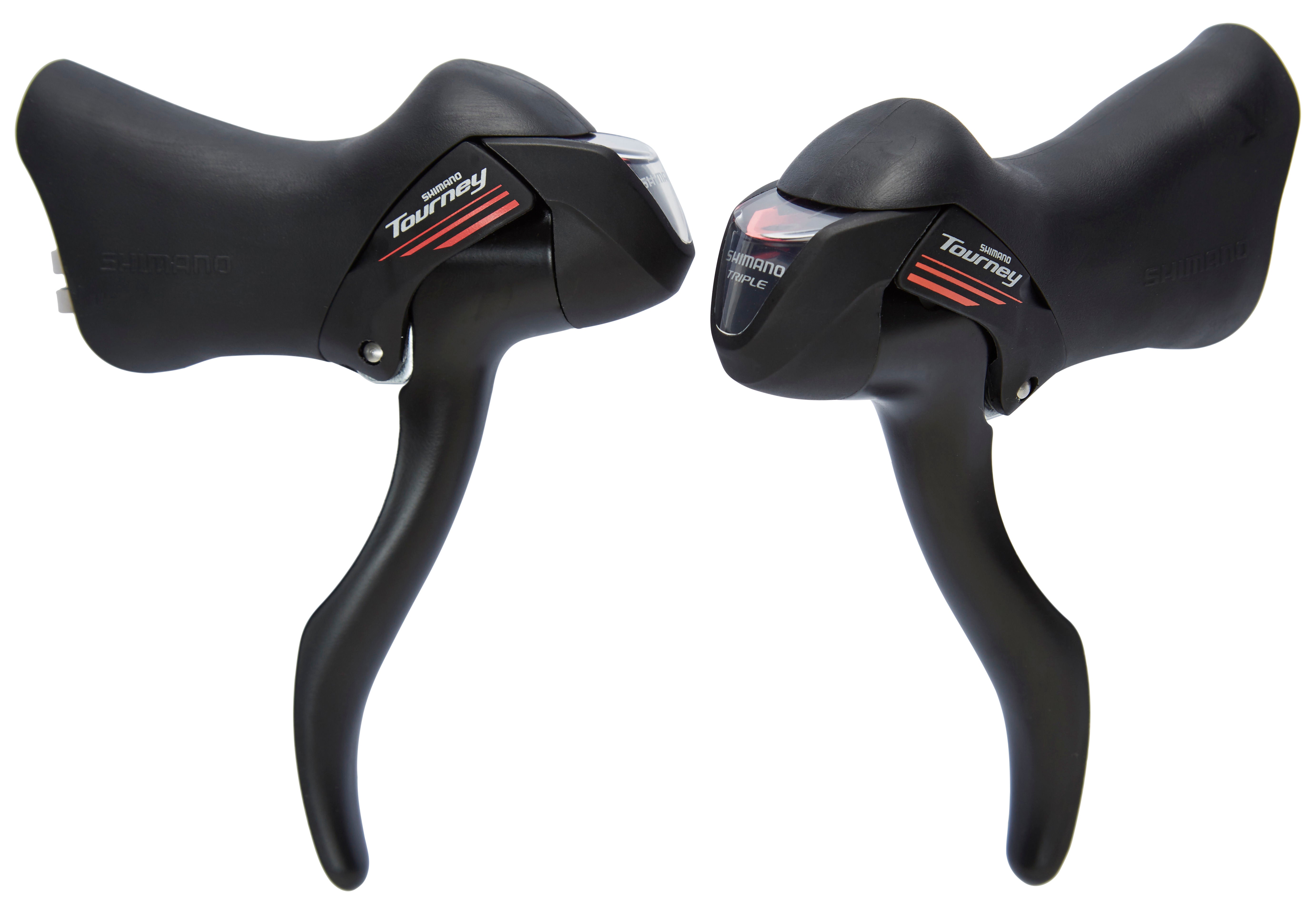 Shimano Tourney ST-A073 Leviers de changement/de frein Set Route 3x7 vitesses noir