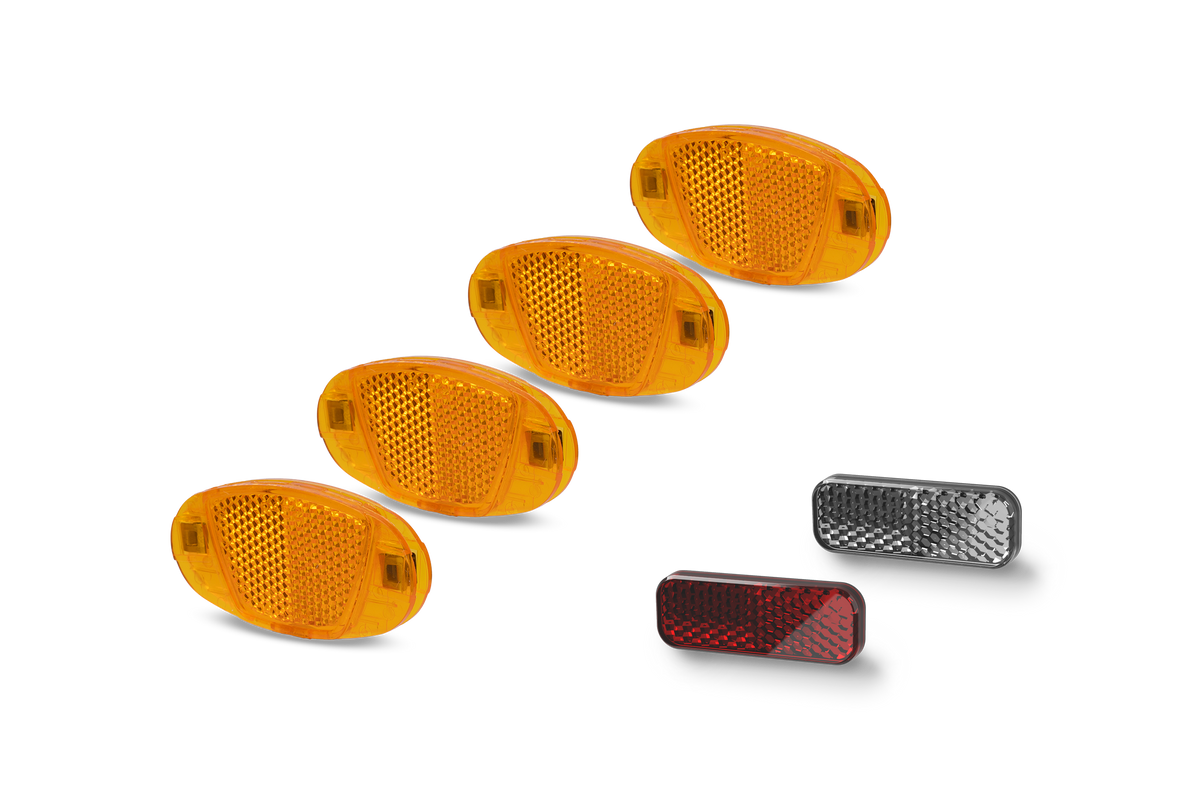 Set de réflecteurs ACID pour guidon / tige de selle