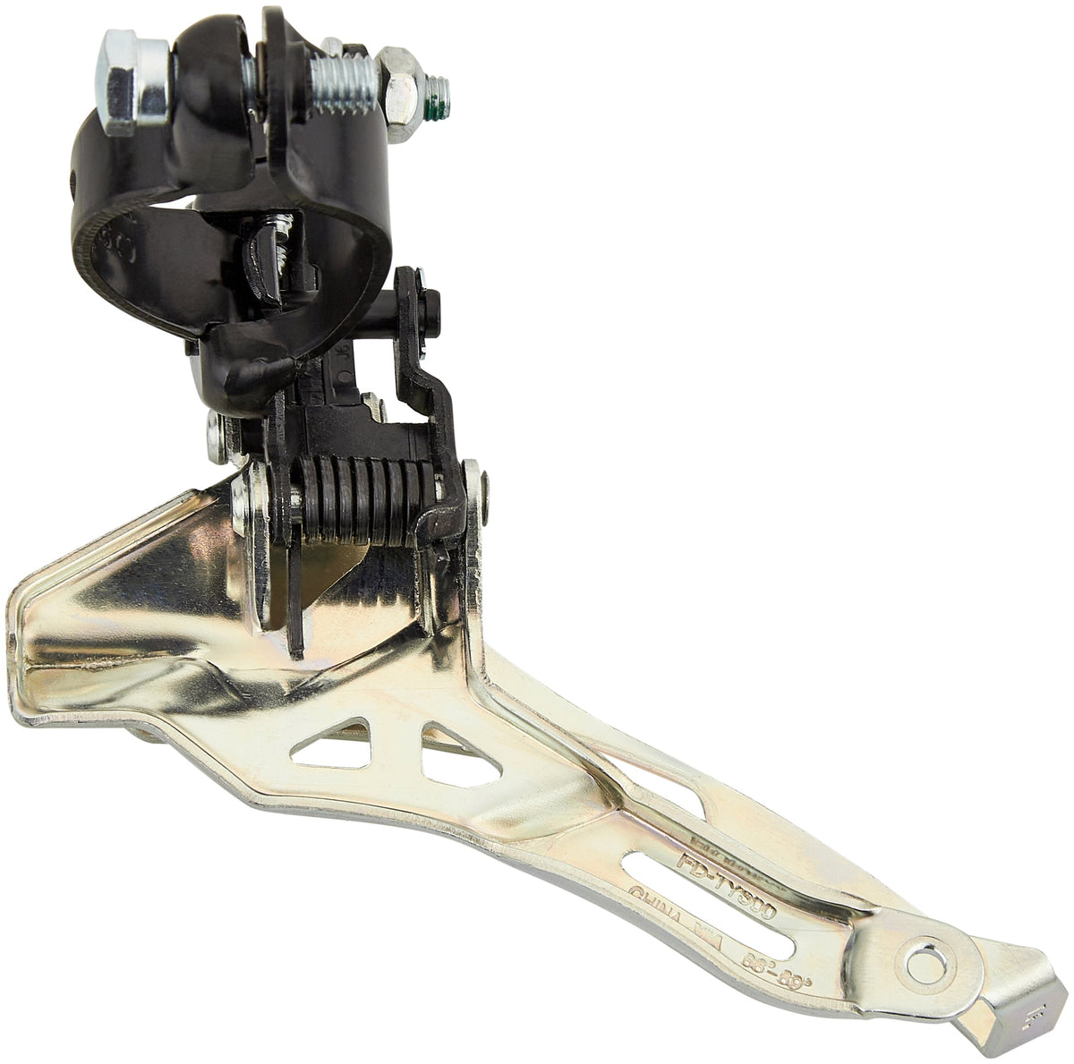 Shimano Tourney FD-TY300 dérailleur avant collier haut 3x6-/7 vitesses tirage bas noir/argent